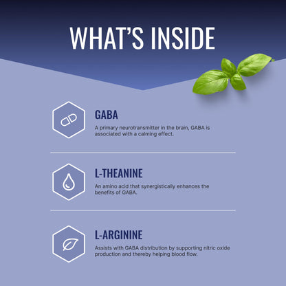 Approved Science GABA+ | Calm, Sleep & Mood Support | 600mg GABA + L-Theanine | 360 Vegan Capsules