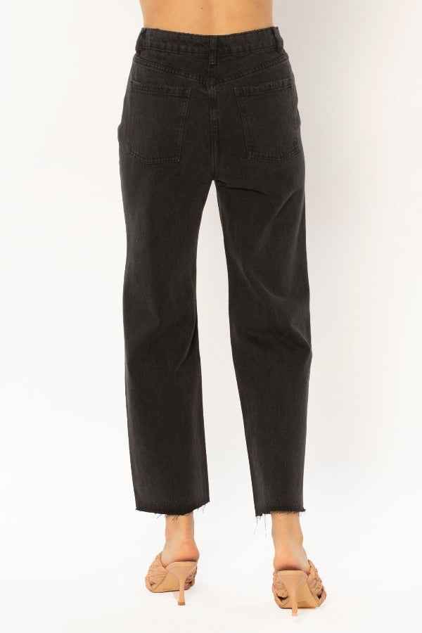 Amuse Society Gabi crop flare denim pant
