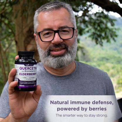 Gade Nutrition Quercetin with Bromelain & Elderberry | Immune Support (6 Months)