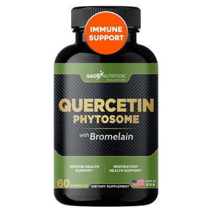 Gade Nutrition Quercetin Phytosome with Bromelain – 95% Purified, 50x Absorption