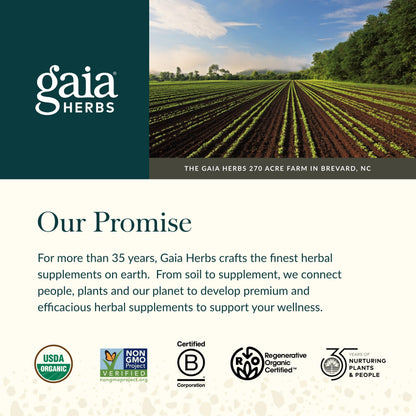 Gaia Herbs Milk Thistle - Liver Support Supplement | 120 Vegan Capsules