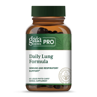 GAIA HERBS PRO Daily Lung Formula - Respiratory & Immune Support (60 Servings)