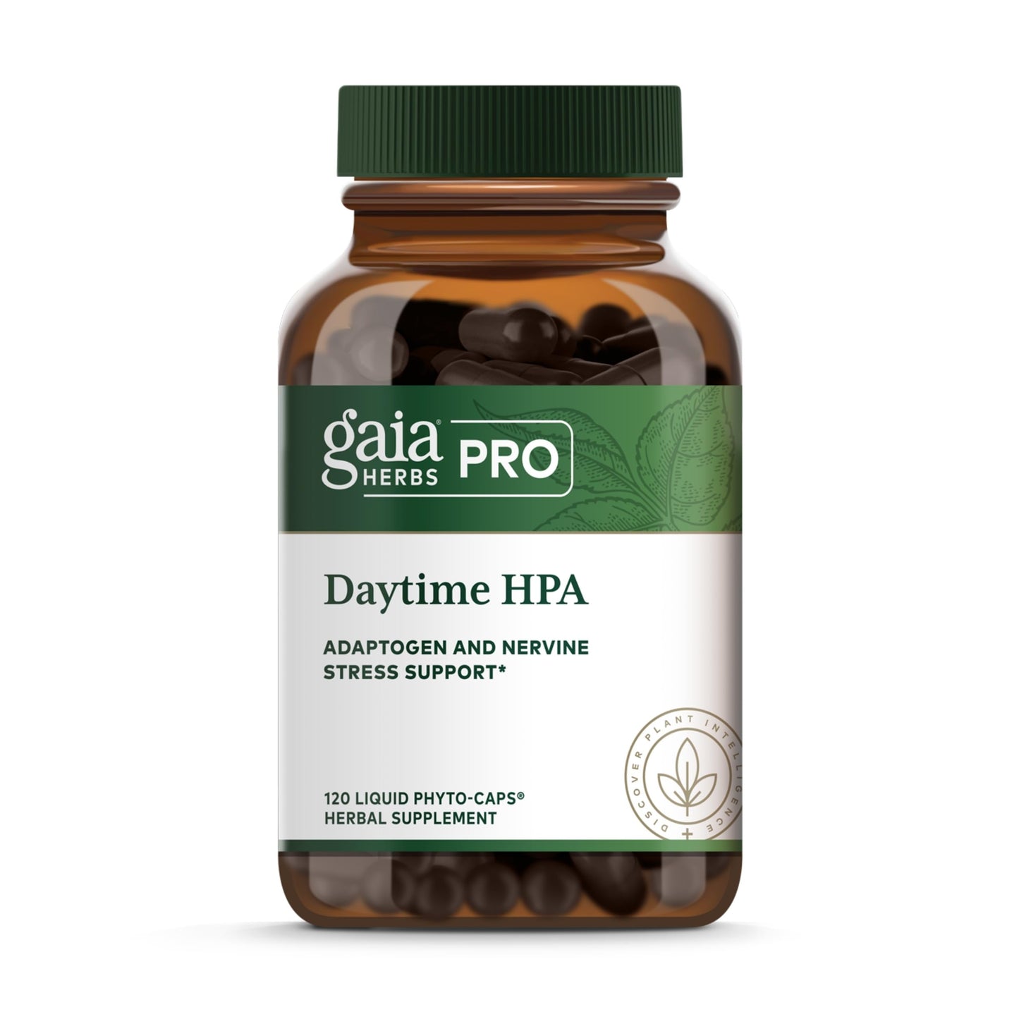 GAIA HERBS PRO Daytime HPA — Adaptogen & Nervous System Support (120 Liquid Phyto-Caps)