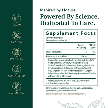 GAIA HERBS PRO Emotional Balance | Stress & Cognitive Health | Vegan 60 Servings