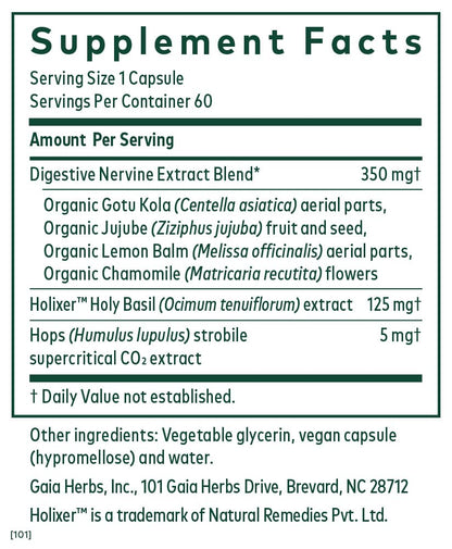 Gaia Herbs PRO GI Stress - Digestive Stress Support | 60 Liquid Phyto-Caps