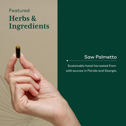 GAIA HERBS PRO Saw Palmetto PRO – Prostate Support, 60 Caps, Vegan