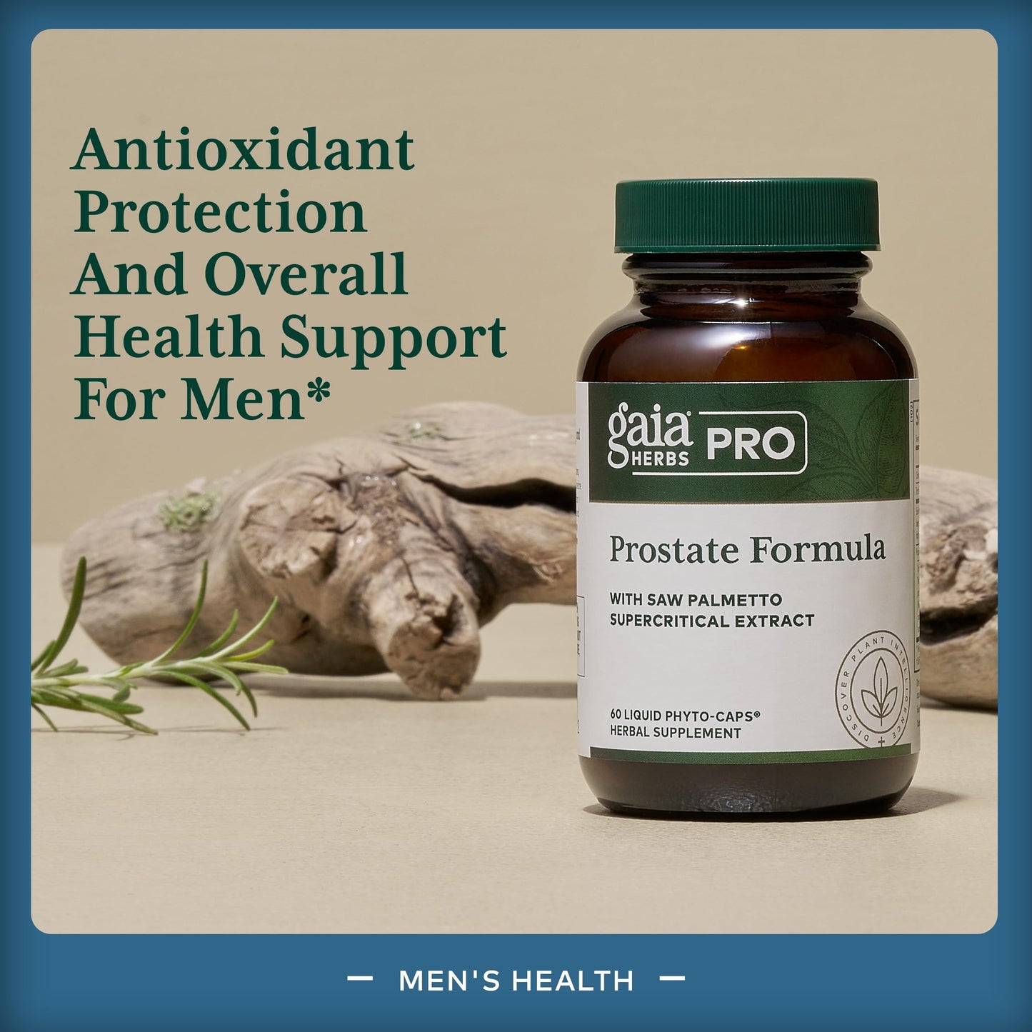 Gaia Herbs Pro Prostate Formula - Prostate Health Support | 60 Liquid Phyto-Caps