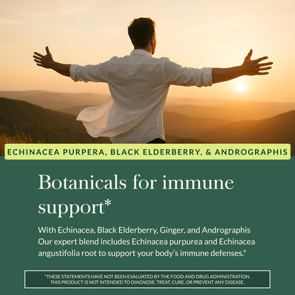 Gaia Herbs Quick Defense - Fast-Acting Immune Support (40 Vegan Liquid Phyto-Caps)
