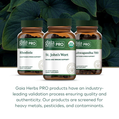 Gaia Herbs Pro St. John's Wort – Immune & Brain Health, 60 Liquid Phyto-Caps (30 Servings)