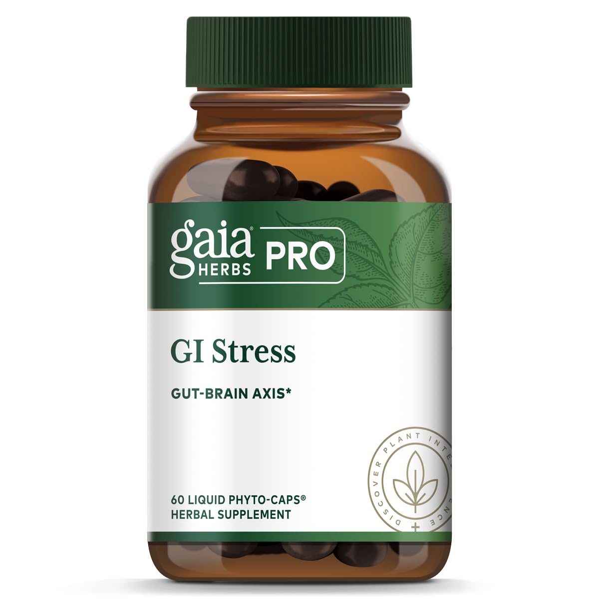 Gaia Herbs PRO GI Stress - Digestive Stress Support | 60 Liquid Phyto-Caps