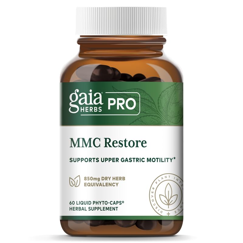 GAIA HERBS PRO MMC Restore – Digestive Health Support for Upper Gastric Motility (60 Servings)