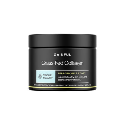 Gainful Collagen Performance Boost – Grass-Fed Bovine, Vitamin C, 14 Servings