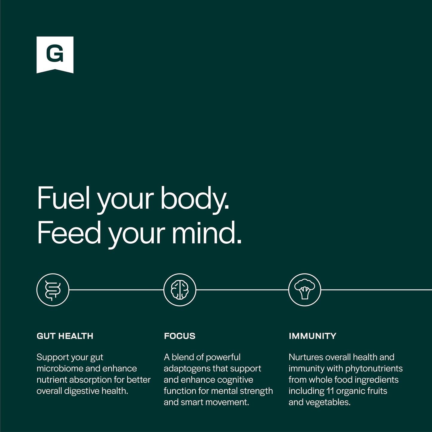 Gainful Daily Performance Greens Powder – Coconut Pineapple, Gut Health & Energy