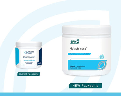 Klaire Labs Galactomune Powder – Immune Support, Prebiotic GOS + Beta-Glucan