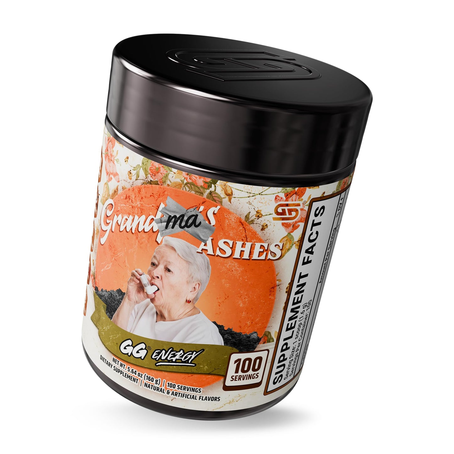 Gamer Supps GG Energy - Grandma's Ashes by Goons (100 Servings) | Keto, Sugar Free + Nootropics