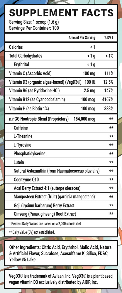 Gamer Supps GG Energy CaseOh Nuclear Bombsicle – 100 Servings, Keto-Friendly, Sugar Free