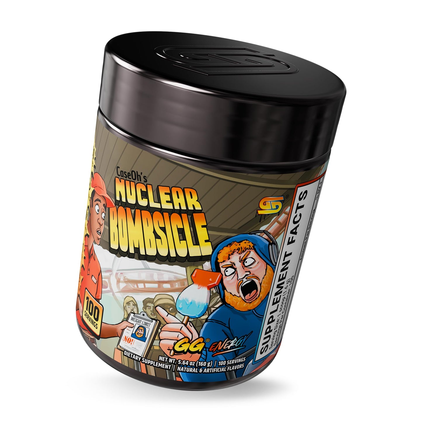 Gamer Supps GG Energy CaseOh Nuclear Bombsicle – 100 Servings, Keto-Friendly, Sugar Free