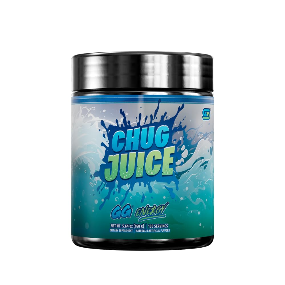 Gamer Supps GG Energy Chug Juice by LazarBeam – 100 Servings, Keto-Friendly, Sugar-Free