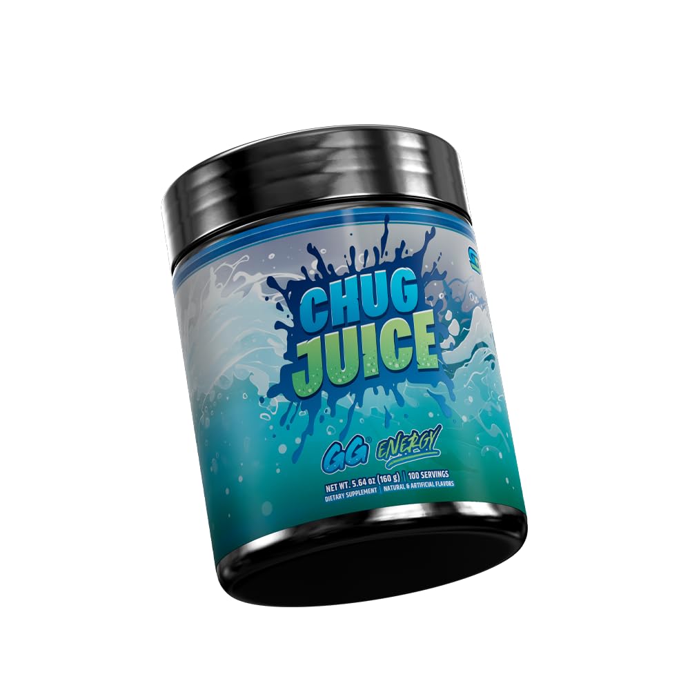 Gamer Supps GG Energy Chug Juice by LazarBeam – 100 Servings, Keto-Friendly, Sugar-Free