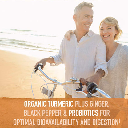 Garden of Life Organic Turmeric Extra Strength 100mg Curcumin – 120 Tablets