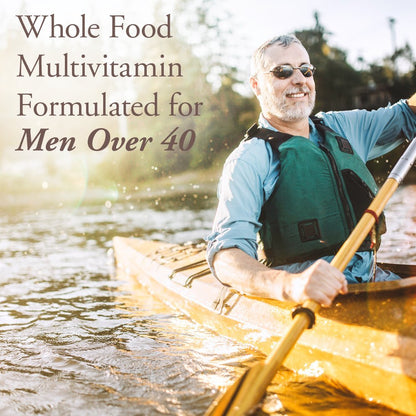 Garden of Life Organics Organics Whole Food Multivitamin for Men 40+ 120 Tablets | Vegan & Certified Organic
