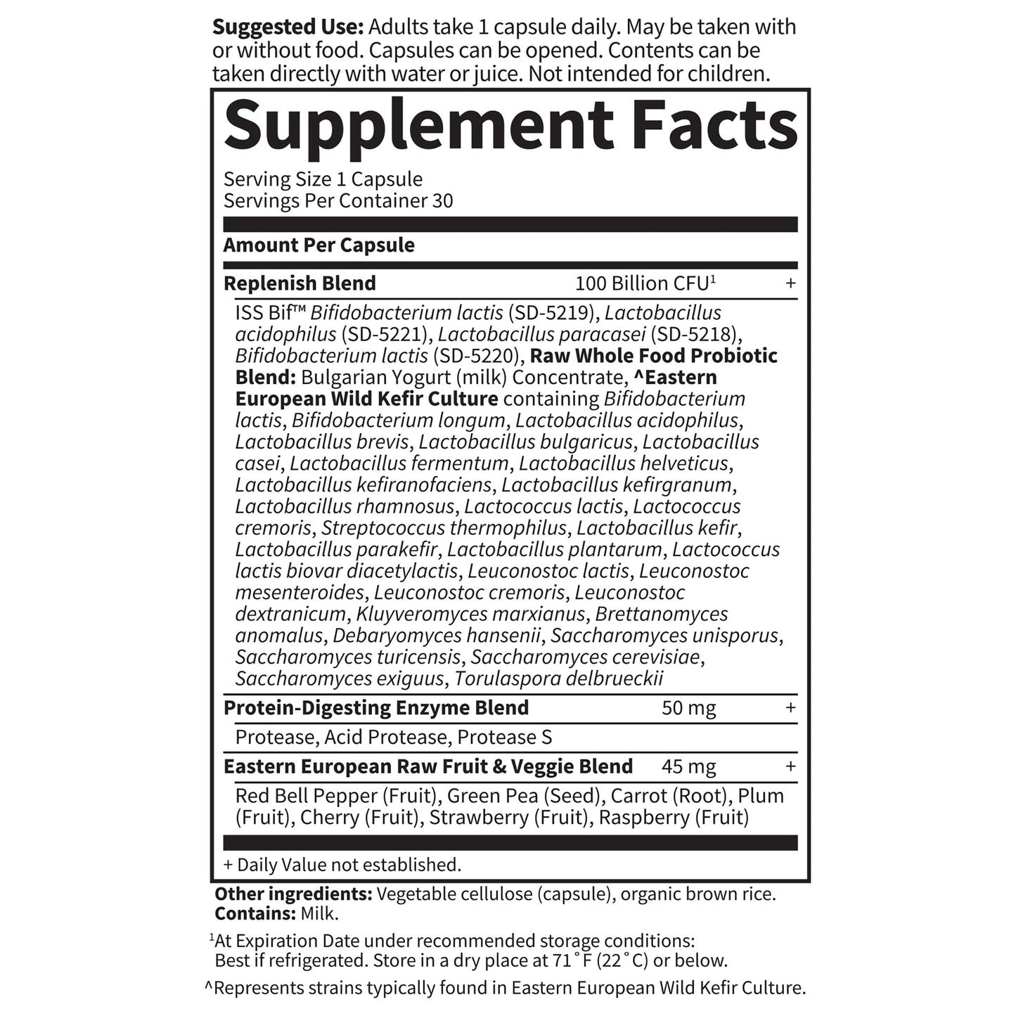 Garden of Life Probiotics Ultimate Care – 100B CFU, 34 Strains, 30 Capsules
