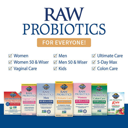 Garden of Life Probiotics Ultimate Care – 100B CFU, 34 Strains, 30 Capsules