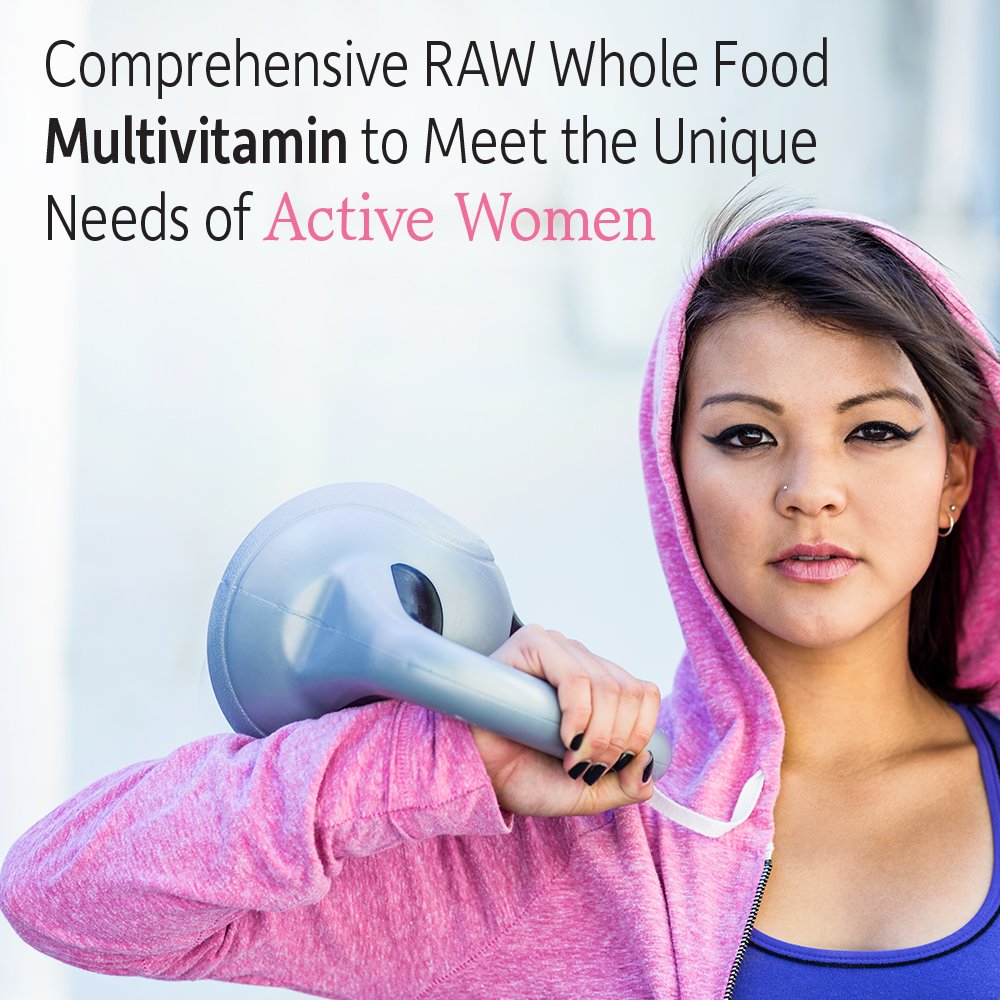 Garden of Life Vitamin Code RAW ONE for Women – Once Daily Multivitamin (75 Capsules) | Whole Food Iron, Probiotics, Gluten Free