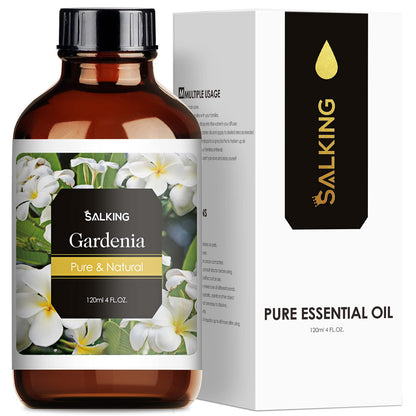 Gardenia Essential Oil 4 oz (120 ml) - Pure & Natural Fragrance for Aromatherapy