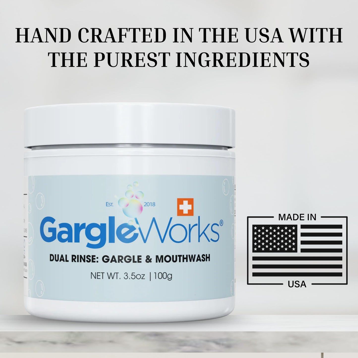 GargleWorks - Natural Dual Mouthwash for Fresh Breath, Immunity & Oral Hygiene
