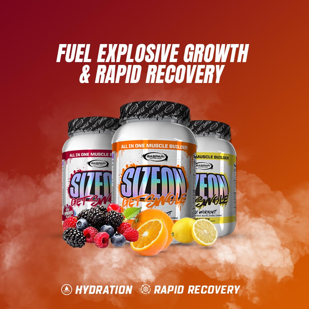 Gaspari SizeOn: Hybrid Intra-Workout Aminos & Creatine (Grape Cooler)