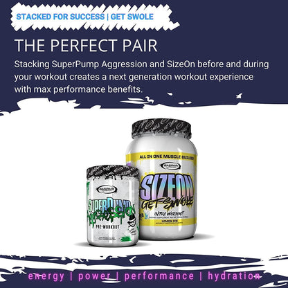 Gaspari SizeOn: Hybrid Intra-Workout Aminos & Creatine (Grape Cooler)