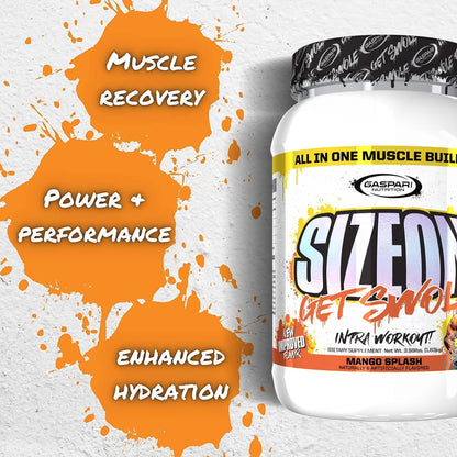 Gaspari SizeOn Mango Splash – Hybrid Intra-Workout Amino Acids & Creatine