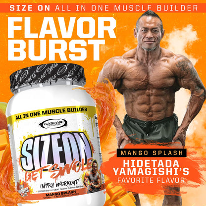Gaspari SizeOn Mango Splash – Hybrid Intra-Workout Amino Acids & Creatine
