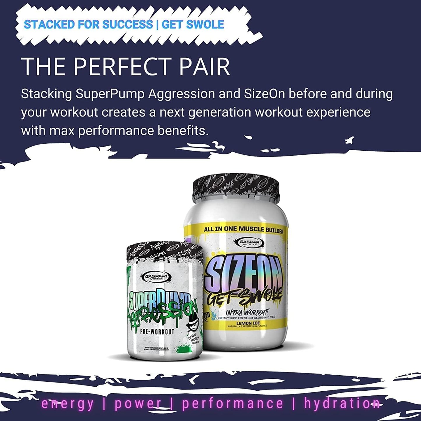 Gaspari SizeOn: Hybrid Intra-Workout Aminos & Creatine (Grape Cooler)