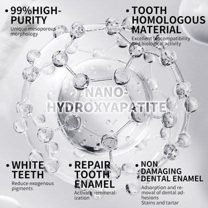 GEELIKE Nano Hydroxyapatite Toothpaste 7.5% nHAP – Enamel Strengthening, Fluoride-Free, Peppermint, 4.23 oz