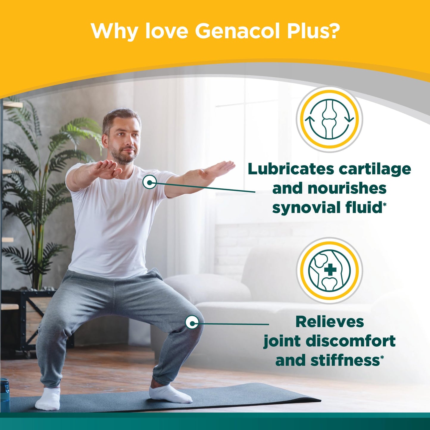 Genacol Glucosamine & Collagen Joint Supplement – 270 Capsules