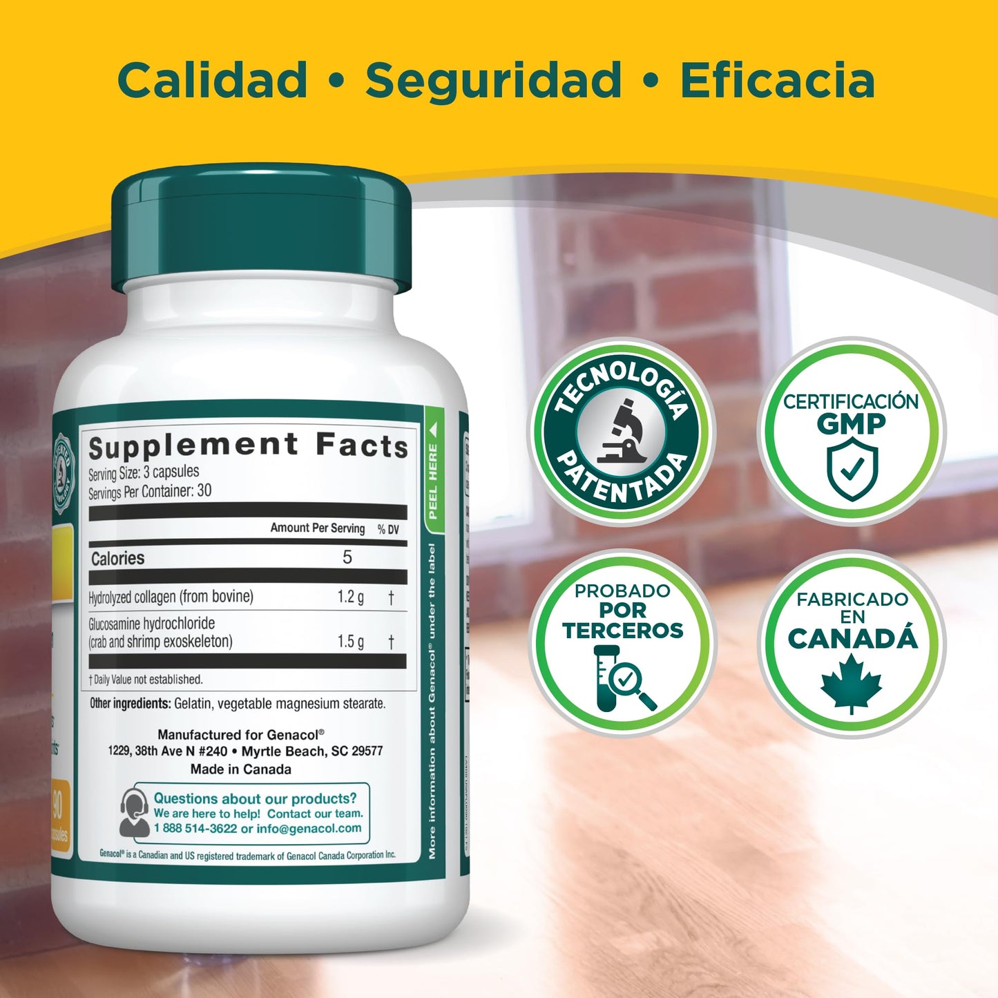 Genacol Glucosamine & Collagen Joint Supplement – 270 Capsules