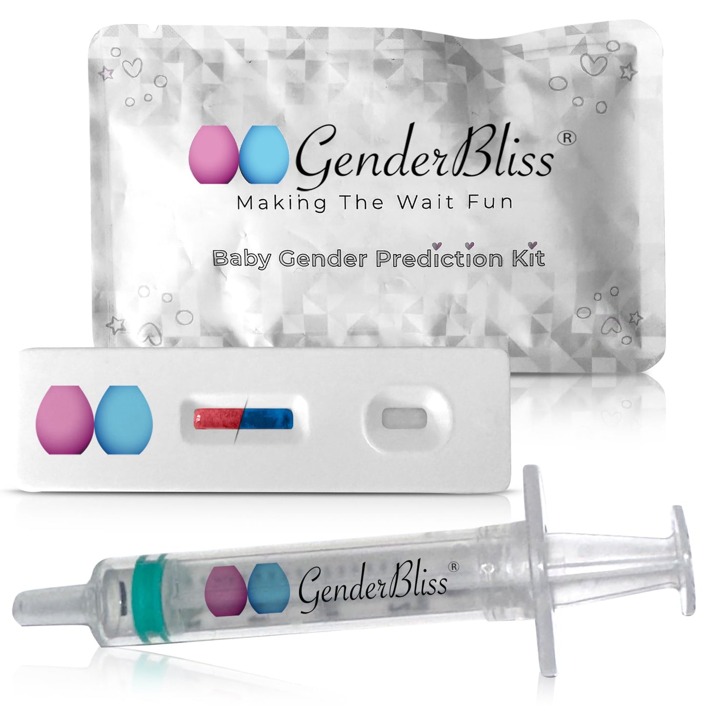 GenderBliss Early Gender Prediction Kit – 5+ Weeks, Instant 1-Minute Results, Non-Invasive