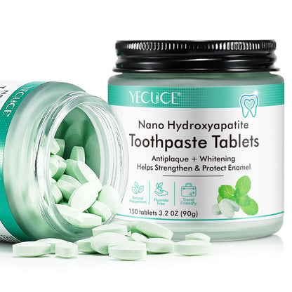 Generic 150P Toothpaste Tablets – Nano Hydroxyapatite, Travel Spearmint