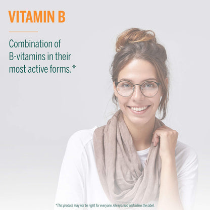 Genestra Brands Active B Complex | Complete B Vitamin Complex Supplement | 60 Capsules