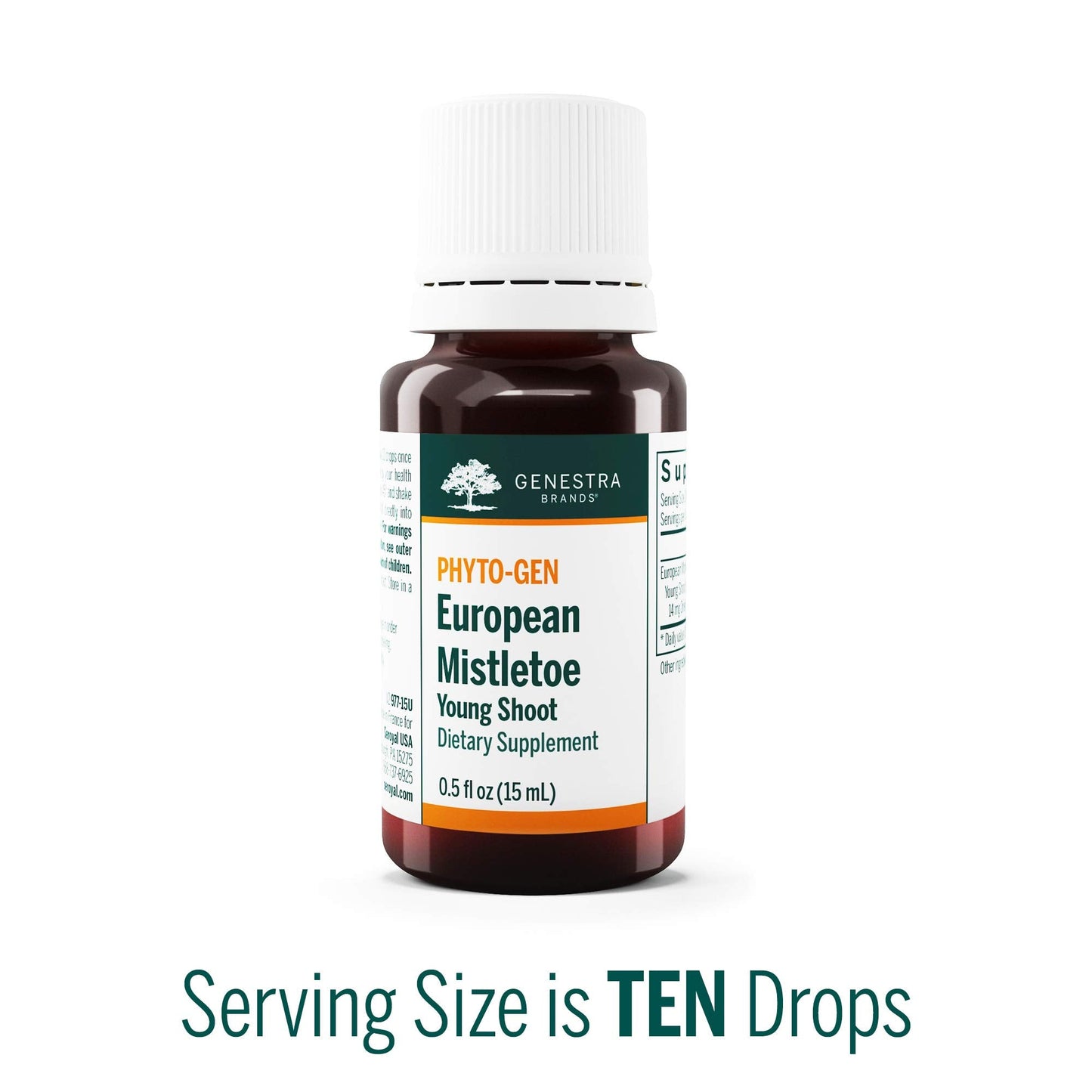 Genestra Brands European Mistletoe Young Shoot – Herbal Supplement 0.5 fl oz