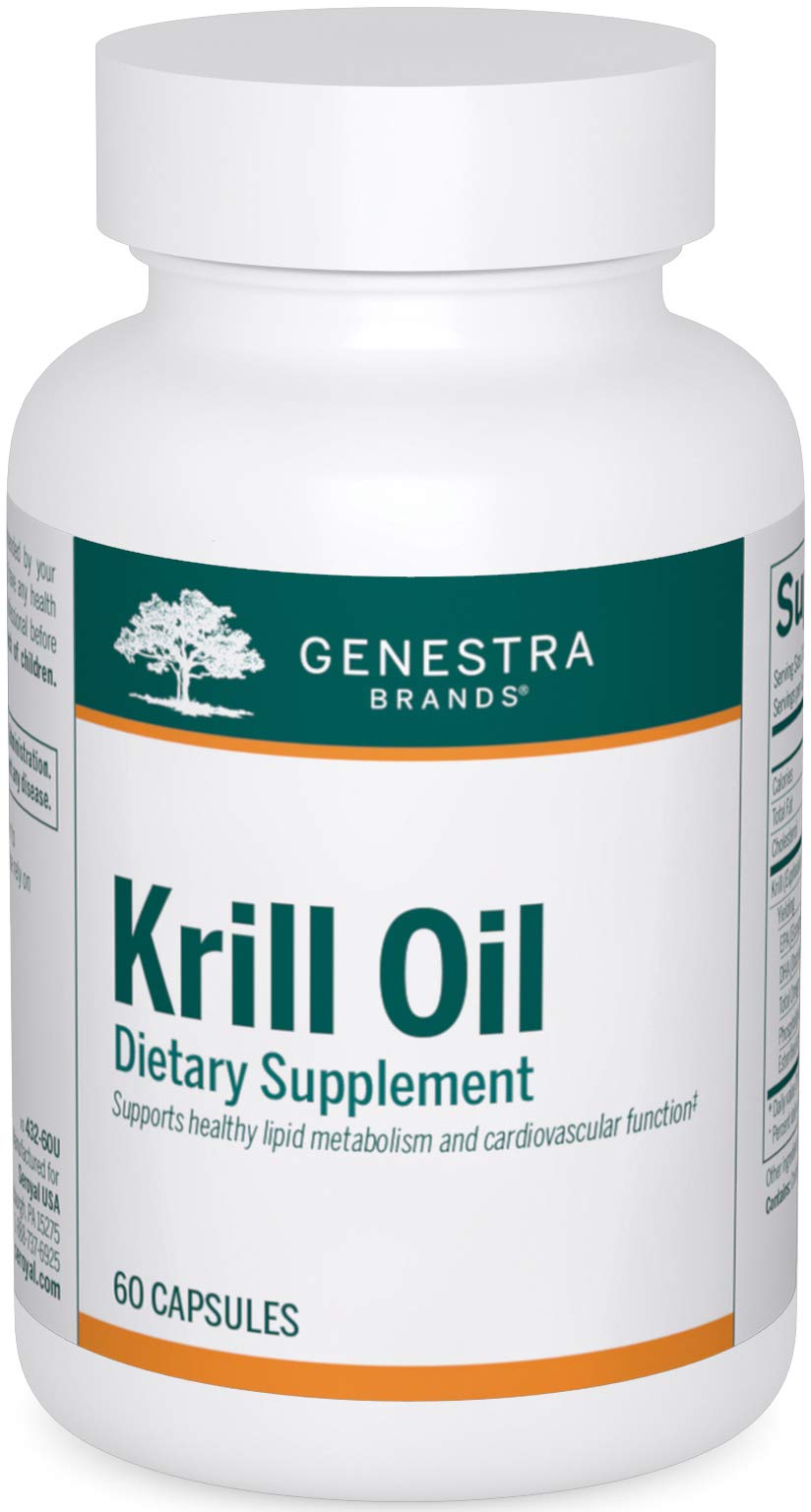 Genestra Brands Krill Oil | Omega-3, Phospholipids & Astaxanthin | 60 Capsules