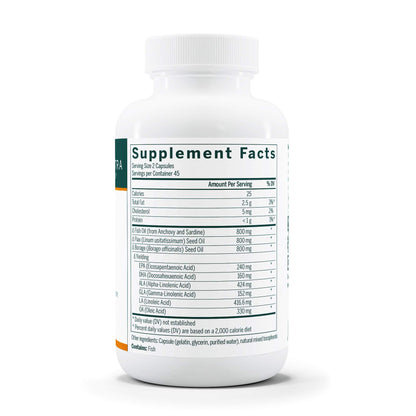 Genestra Brands Multi EFA Capsules | Unique Blend of Fish, Flax, and Borage Seed Oils | 90 Softgel Capsules