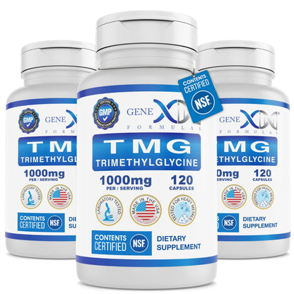 Genex Formulas TMG 1000mg - 360 Capsules | NSF Certified, Gluten Free & Non-GMO