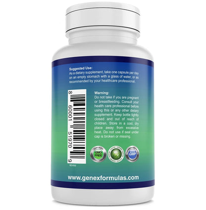 Genex Formulas Nicotinamide 500mg (3-Pack) | Flush-Free Niacinamide for Skin Health & Energy