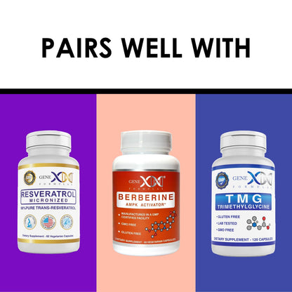 Genex Formulas 250mg NMNH (60 Capsules - 30 Servings) | Uthpeak™ NMNH (Dihydronicotinamide Mononucleotide) NAD+ Precursor for Healthy Aging - Non-GMO, Gluten-Free, Vegetarian
