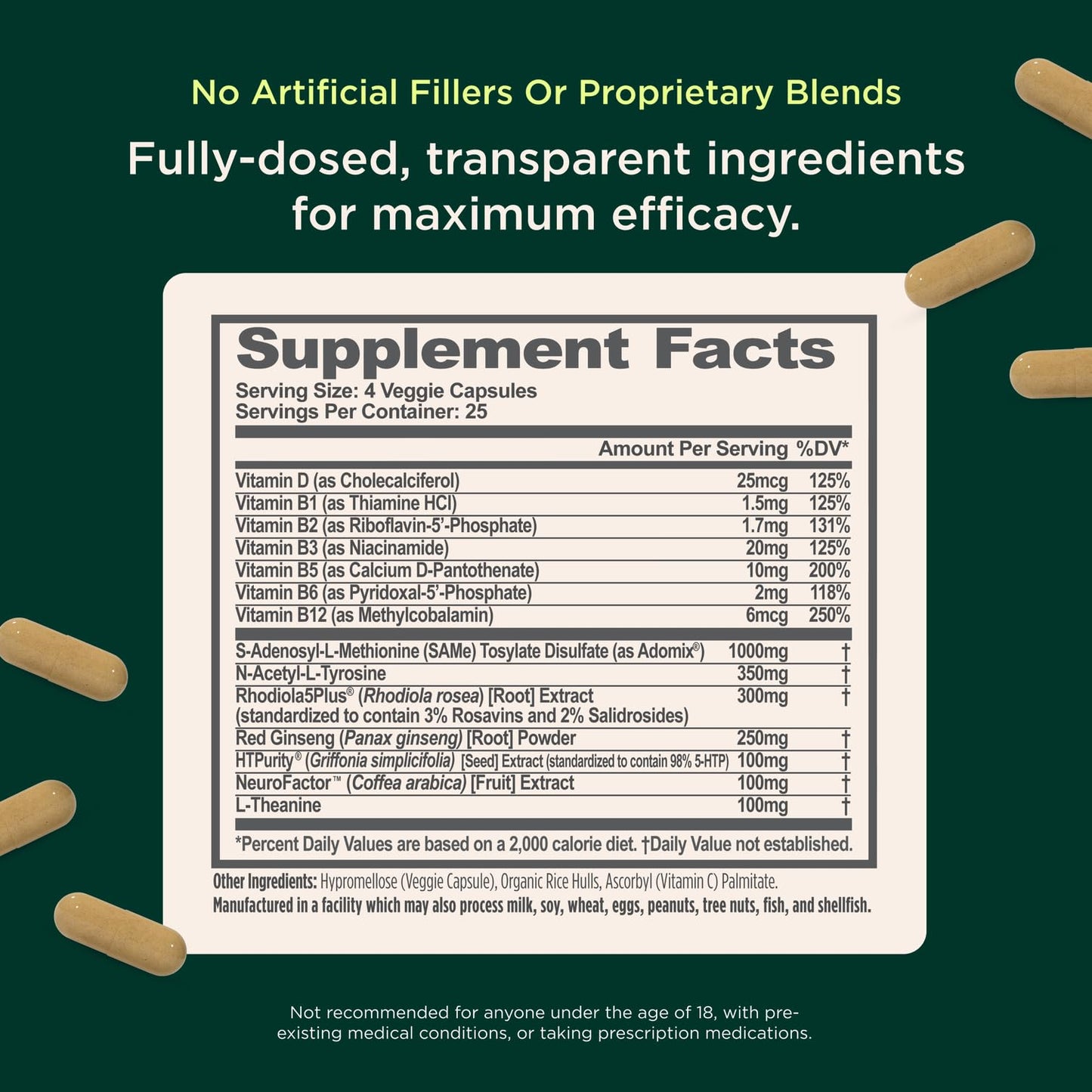 Genius Joy Nootropic Mood Enhancer by The Genius Brand — Mood & Focus Support