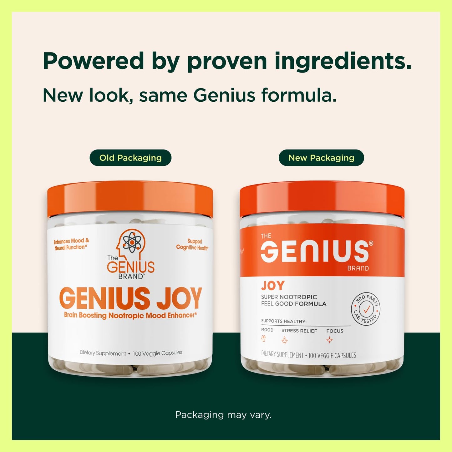 Genius Joy Nootropic Mood Enhancer by The Genius Brand — Mood & Focus Support