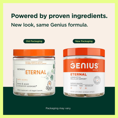 Genius Eternal - Anti-Aging Supplement | The Genius Brand